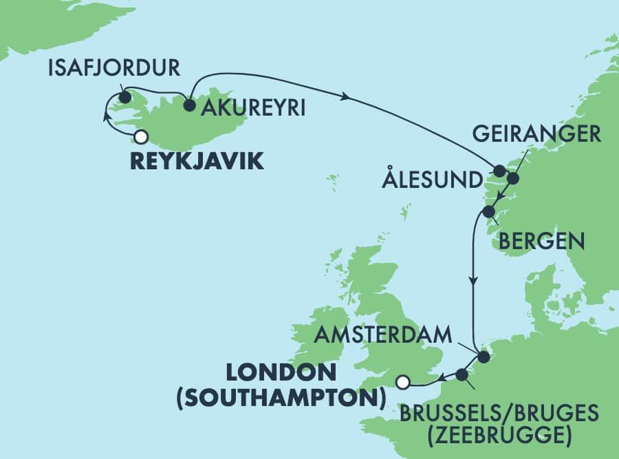Iceland / Norway Cruise 2024